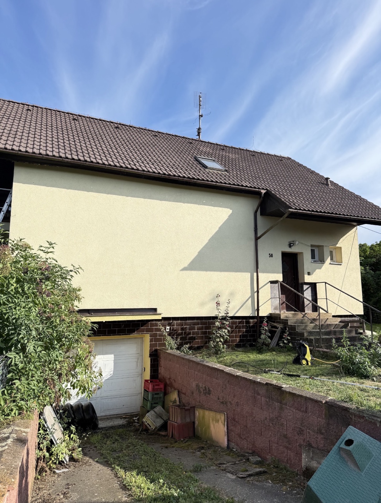 Fasáda po čištění